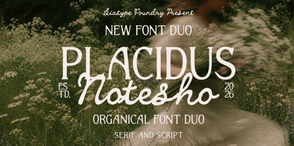 Placidus Notesho Font Poster 1