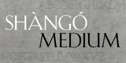 Shàngó Font Poster 6