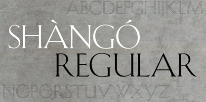 Shàngó Font Poster 1