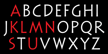 Minotaur Font Poster 2