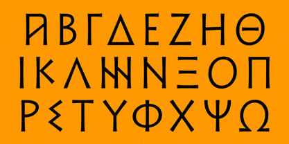 Minotaur Font Poster 7