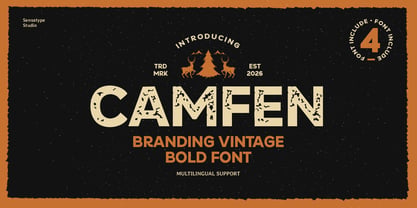 Camfen Font Poster 1