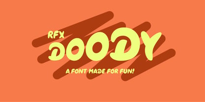 RFX Doody Font Poster 1