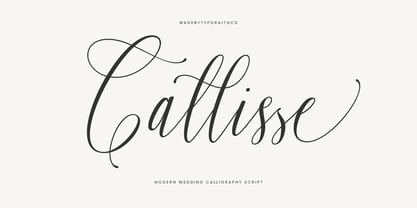 Callisse Font Poster 1