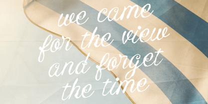 Postcard Daydream Font Poster 2