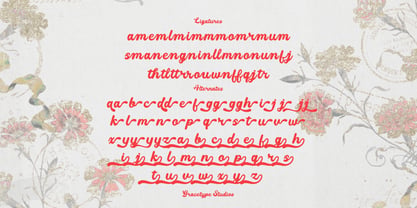 Cherished Darling Font Poster 12