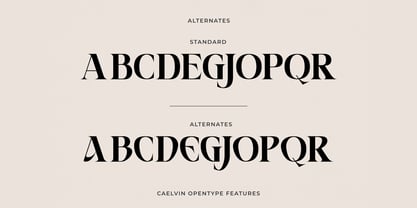 Caelvin Font Poster 6