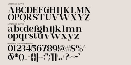 Caelvin Font Poster 9