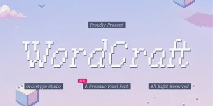 Word Craft Font Poster 1