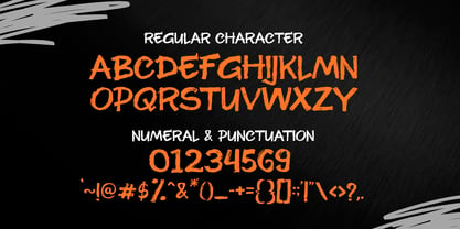 Gejiro Brush Font Poster 3