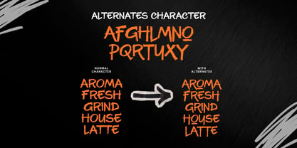 Gejiro Brush Font Poster 9