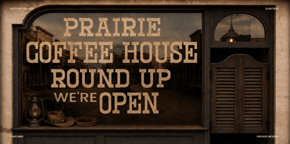 Western Vintage Font Poster 5