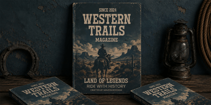 Western Vintage Font Poster 3