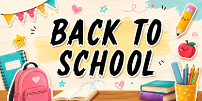 Academic Brush Font Poster 2