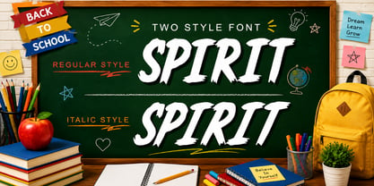 Academic Brush Font Poster 4
