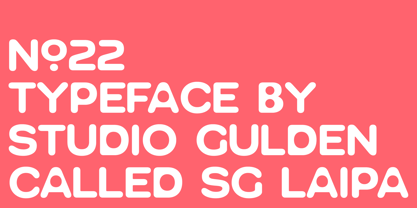 SG Laipa Font Poster 2