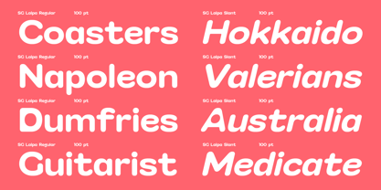SG Laipa Font Poster 7