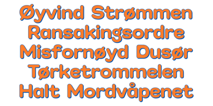 SG Laipa Font Poster 10
