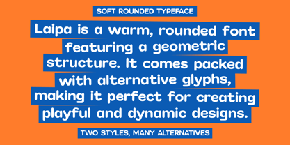 SG Laipa Font Poster 3