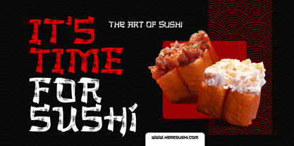 The Last Shuriken Rough Font Poster 7