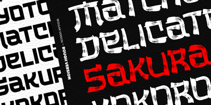 The Last Shuriken Rough Font Poster 10