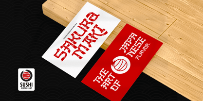 The Last Shuriken Rough Font Poster 4