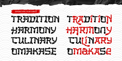 The Last Shuriken Rough Font Poster 11