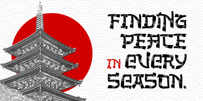 The Last Shuriken Rough Font Poster 6