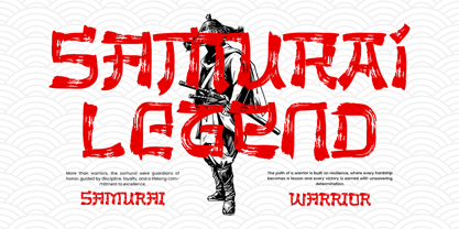 The Last Shuriken Rough Font Poster 8