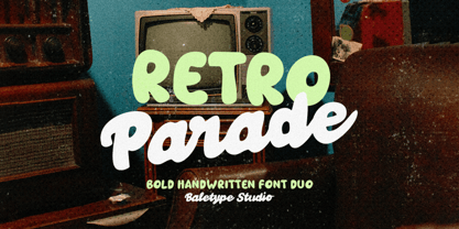 Retro Parade Font Poster 1