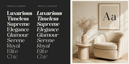 Arfielle Font Poster 5