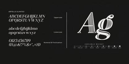 Arfielle Font Poster 9