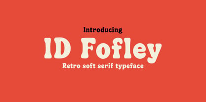 ID Fofley Font Poster 1
