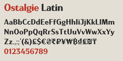 Ostalgie Font Poster 6