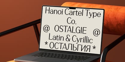 Ostalgie Font Poster 8
