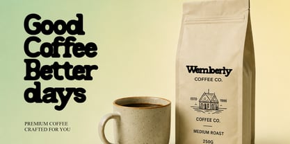 Wemberly Font Poster 2