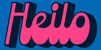 Heilo Font Poster 1