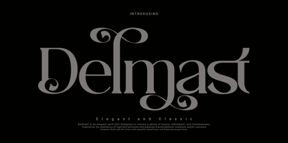 Delmast Font Poster 1