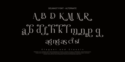 Delmast Font Poster 4