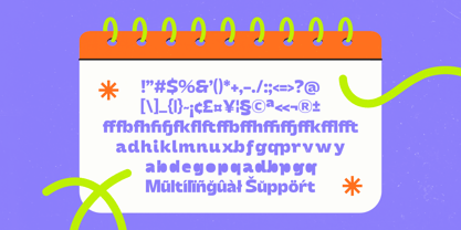 Afinity Slack Font Poster 10