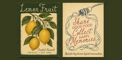 Very Nice Flavor Font Poster 6