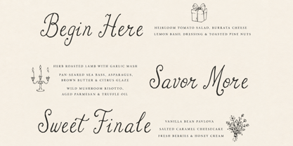 Very Nice Flavor Font Poster 2