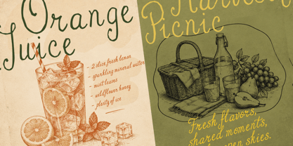 Very Nice Flavor Font Poster 8