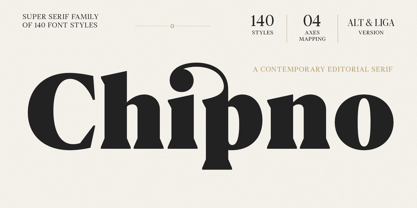 Chipno Font Poster 1