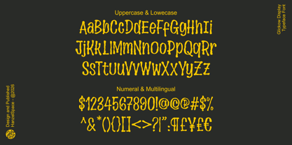 Glickow Font Poster 10