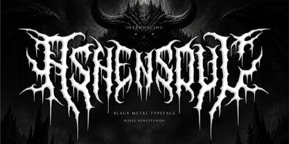 Ashensoul Font Poster 1