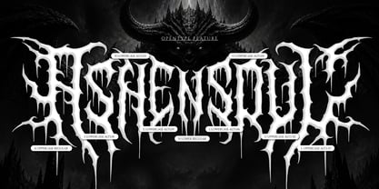Ashensoul Font Poster 10