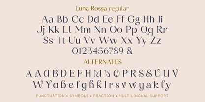 Luna Rossa Font Poster 15