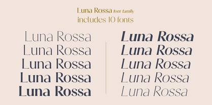 Luna Rossa Font Poster 6