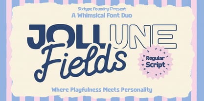 Jollune Fields Font Poster 1